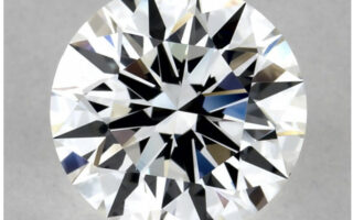 Flawless diamond magnified