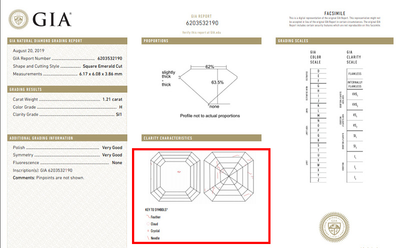 10 Serli and Siroan 1 carat asscher GIA report