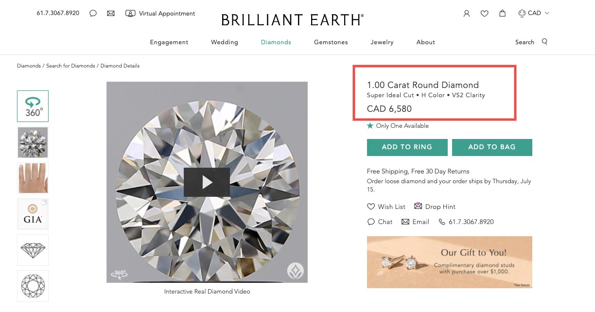 Brilliant Earth Canada Ringspo Canada