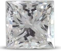 Princess cut colour E