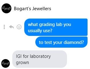 12. Bogarts Jewellers review grading lab