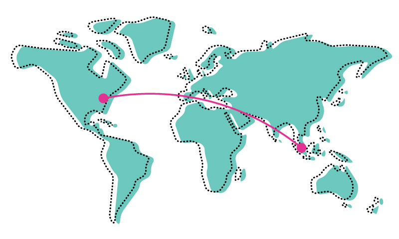 importing from us to singapore map