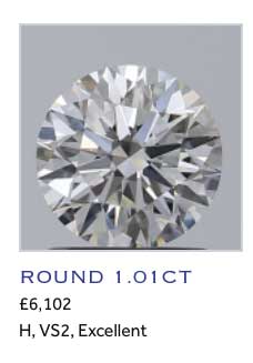 carat natural diamond price