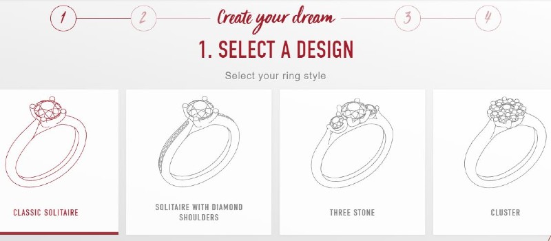 H Samuel create your ring