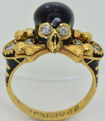 skull victorian ring