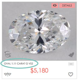 oval diamond