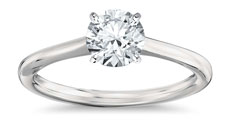 solitaire diamond engagement ring