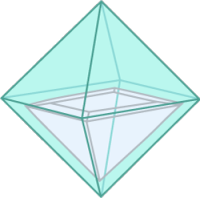 image showing a princess cut diamond in a rough diamond