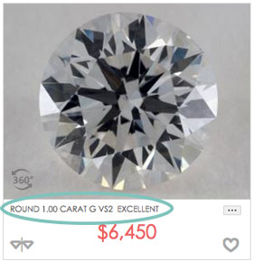 1 carat round