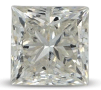 Princess cut colour J