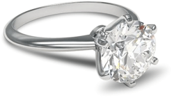 6 prong solitaire diamond engagement ring in palladium setting 6 prong solitaire diamond engagement ring in palladium setting