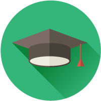 Mortarboard green