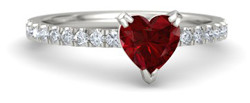 heart ruby platinum ring with diamond2 e1431476197151