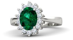 princess kate emerald engagement ring