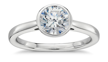 bezel diamond ring