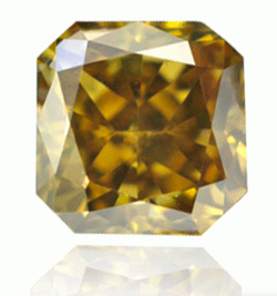 Fancy dark yellow diamond 1