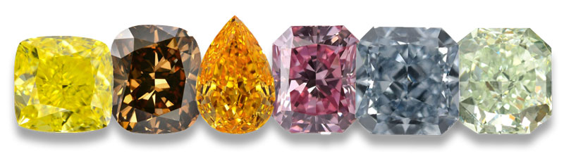 colored diamonds