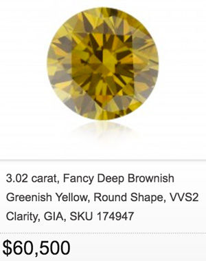 fancy deep brownish yellow