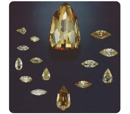 yellow diamond colors from cutting