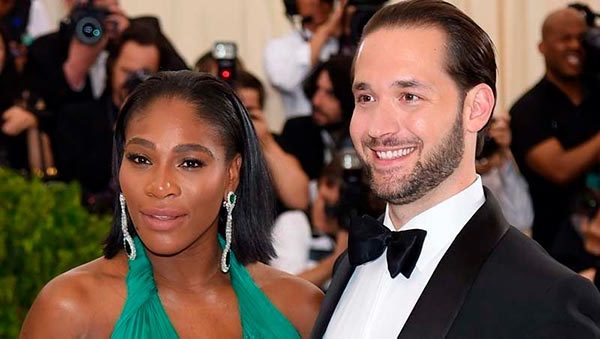 Serena Williams and Alexis Ohanian