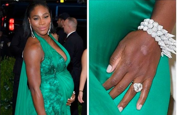 3 Serena Williams Engagement Ring Close Up e1533173063441