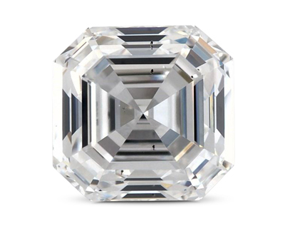 6 asscher diamond Square Emerald 1.01 Carat D SI1 0 first