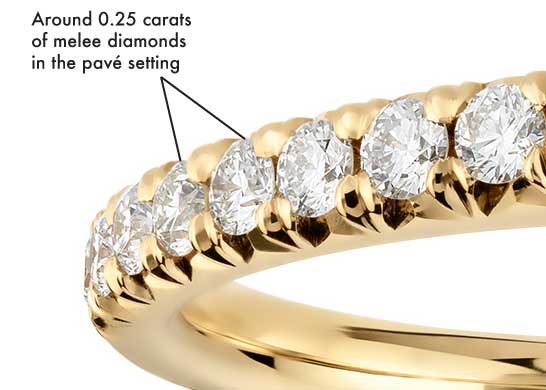 6 Margot Robbie Pave ring Band