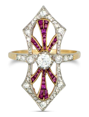 Edwardian diamond ring