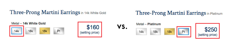 white gold vs platinum price