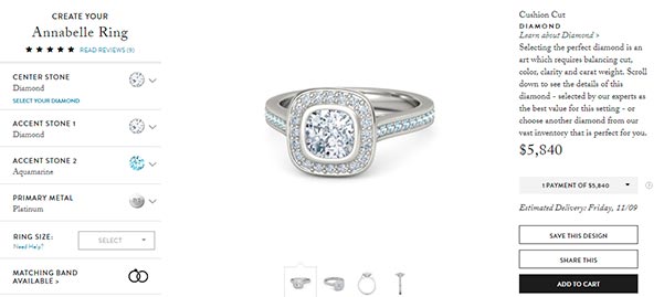 Jessica Biels Engagement Ring Gemvara Copy