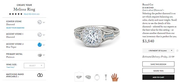 Jessica Biels Engagement Ring Gemvara Copy