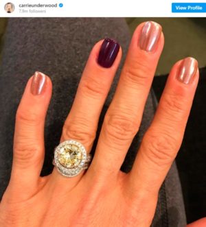 Carrie Underwood's Engagement Ring - Ringspo