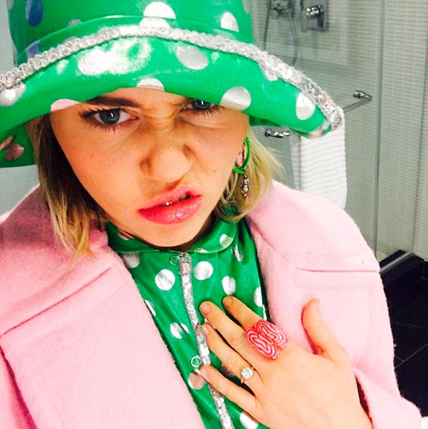 Miley Cyrus Engagement Ring Instagram Debut