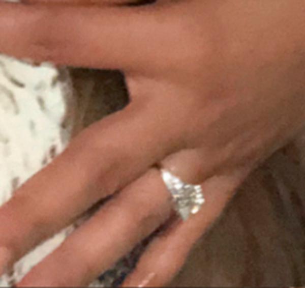 Priyanka Chopras Engagement Ring Side View