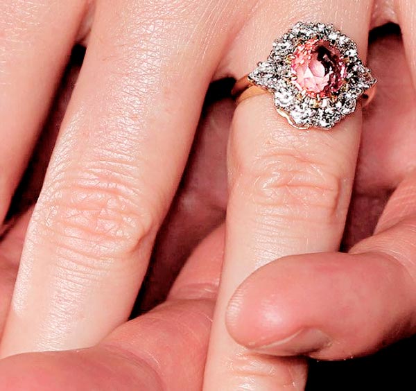 Princess Eugenies Engagement Ring Close Up