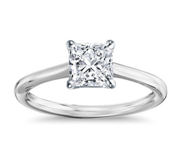 Petite Solitaire Engagement Ring