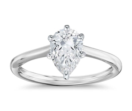 Petite Solitaire Engagement Ring