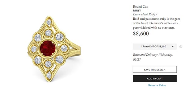 Katy Perrys Engagement Ring Gemvara Copy