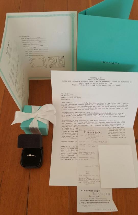 tiffany certificate of authenticity