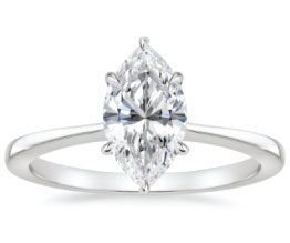 ‘Elle’ Marquise Solitaire Ring