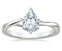 ‘Grace’ Pear Diamond Engagement Ring