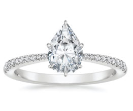 ‘Elena’ Pear Diamond Ring