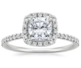 ‘Waverley’ Cushion Cut Diamond Ring