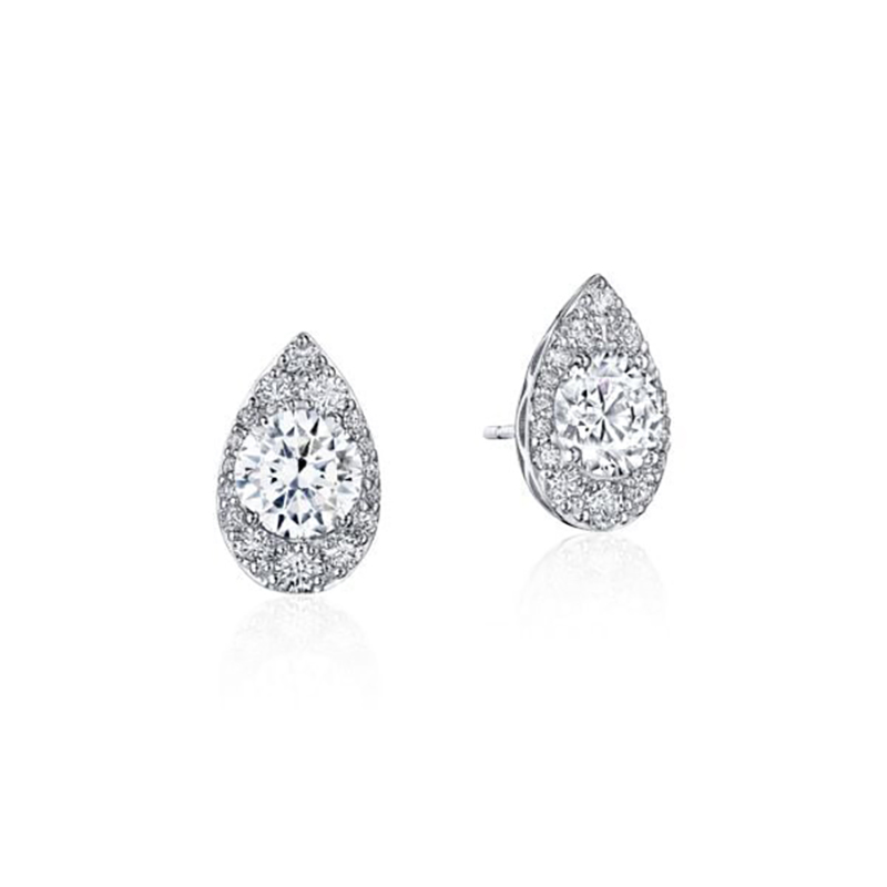 Tacori Pear Diamond Earrings