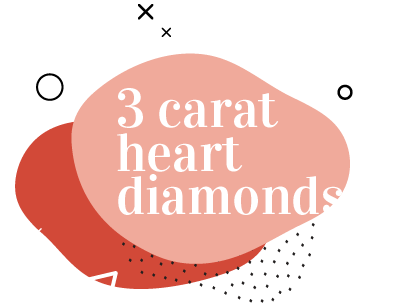 3 Carat Heart Shaped Diamonds