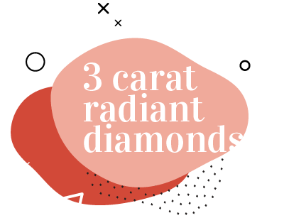 3 Carat Radiant Diamonds