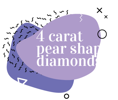 4 Carat Pear Diamonds