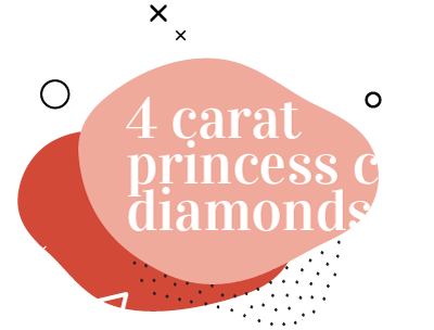 4 carat princess cut diamonds header image