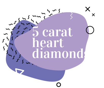 5 Carat Heart Diamonds