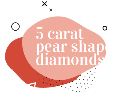 5 Carat Pear Diamonds